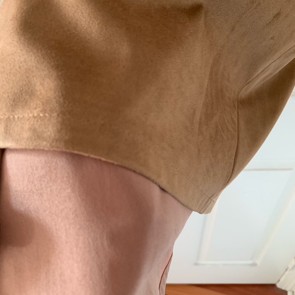 ✨ HOST PICK ✨H by Halston brown suede shift dress - Picture 6 of 7